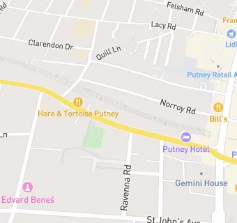 map for Putneymead Group Medical Practice