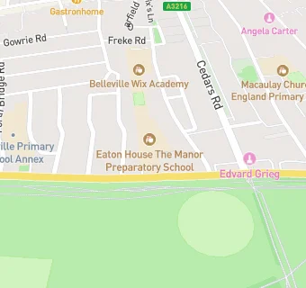 map for Eaton House the Manor School