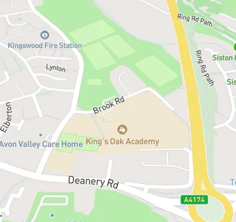 map for Aspens Services Ltd At Kings Oak Academy