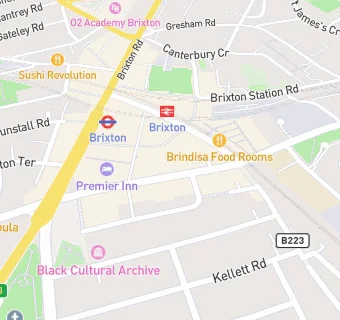 map for Brixton Foodland