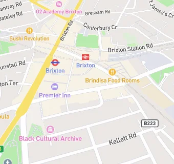 map for Two Nigerian Boys In Brixton