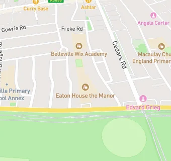 map for Eaton House The Manor School