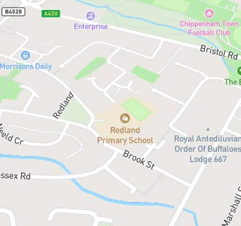 map for Redland Primary School