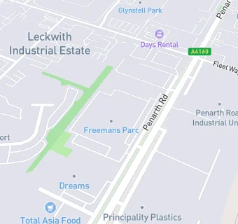 map for Cardiff Distillery