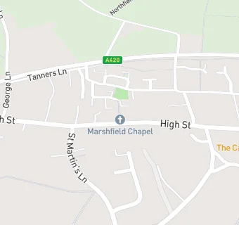 map for Marshfield Chapel