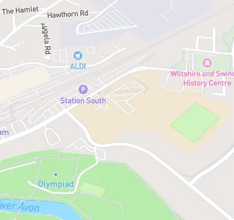 map for Wiltshire College and University Centre