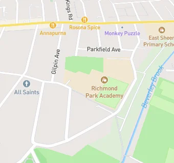 map for Richmond Park Academy