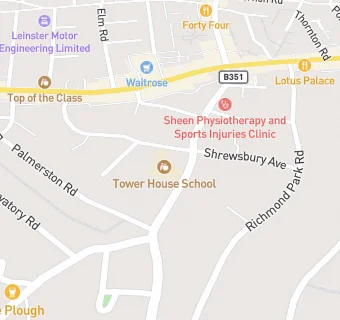 map for OCS at Tower House School