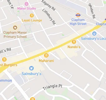 map for Maharani Indian Restaurant