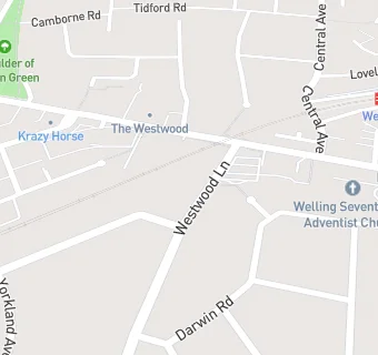 map for The Westwood Surgery