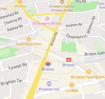 map for Fish Bowl Brixton