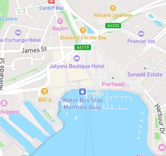 map for Wagamama