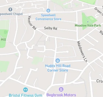 map for Hudds Hill Corner Store