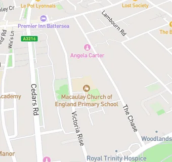 map for Macaulay Church of England Primary School