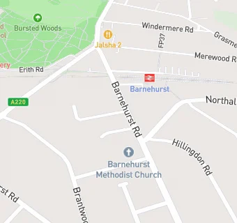 map for Risedale Pre-School At Barnehurst Methodist Church