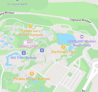 map for Frozen Treats At Legoland