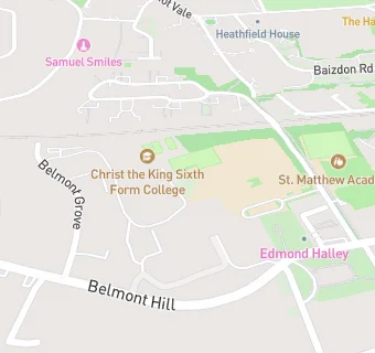 map for St Theresa's RC School