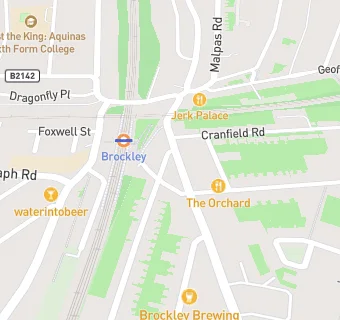 map for The Brockley Barge