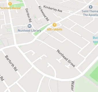 map for The Nunhead Surgery