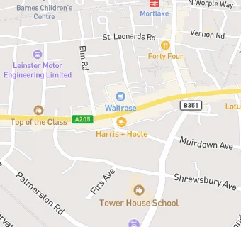 map for Harris + Hoole