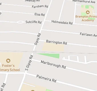 map for Barrington Primary School