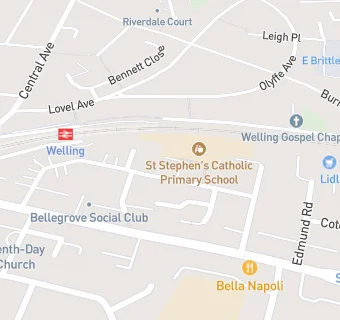 map for St Stephens Breakfast And After School Club