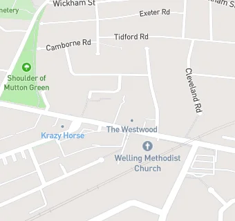 map for Westwood Masonic Centre