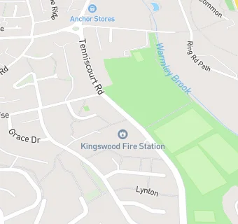 map for Kingswood Fire Station