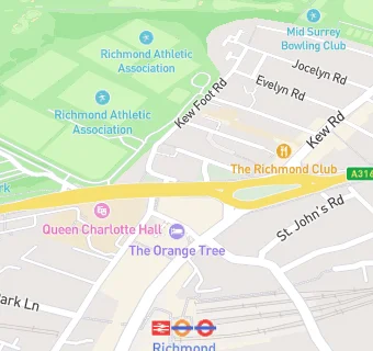 map for Richmond Athletic Association