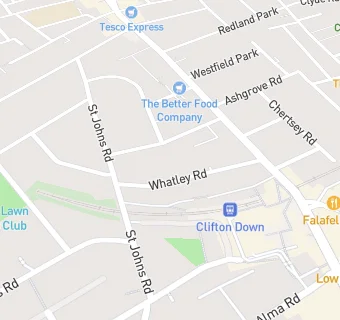 map for Whiteladies Medical Group