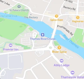 map for Crowne Plaza Reading