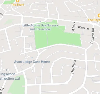 map for Avon Lodge Care Home