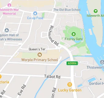 map for Worple Primary School