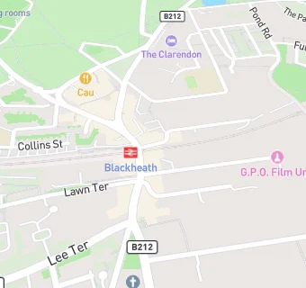 map for Blackheath Fish and Chips