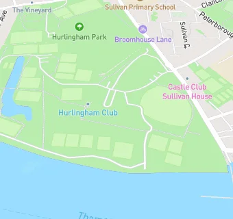 map for The Hurlingham Club