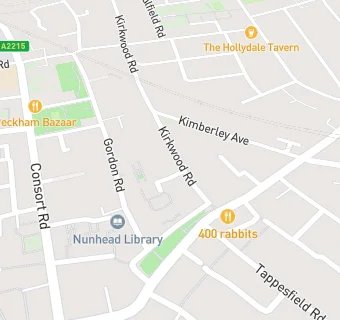 map for Nunhead bee space