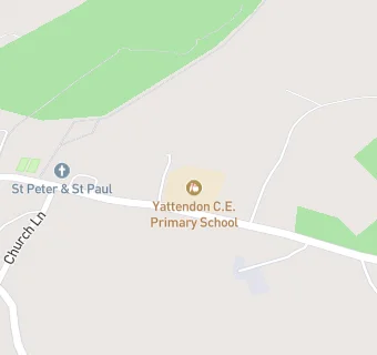 map for Yattendon C.E. Primary School