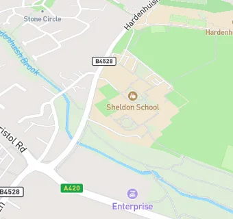 map for Sheldon School