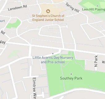 map for Little Acorns Day Nursery