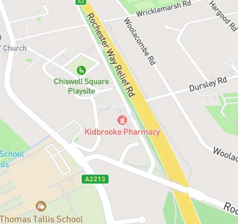 map for Kidbrooke Pharmacy