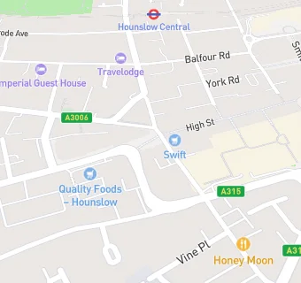 map for New Hounslow Quality Fish Shop