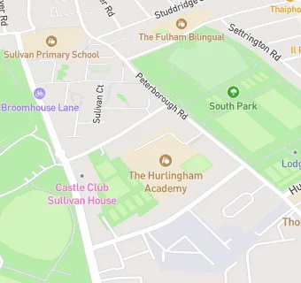 map for Hurlingham and Chelsea Secondary School