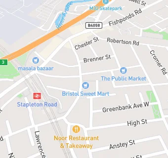 map for Bristol Sweet Mart