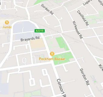 map for Peckham bazaar