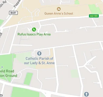 map for St Anne's Catholic Primary School