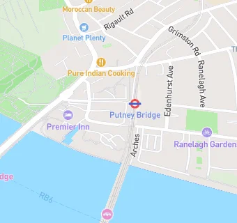 map for River Cafe