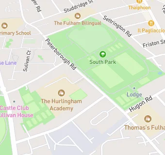 map for Hurlingham Academy