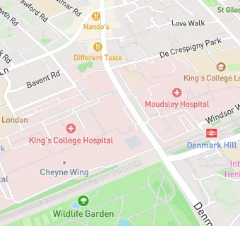 map for The Hospital and Home Tuition Sick Children's Service