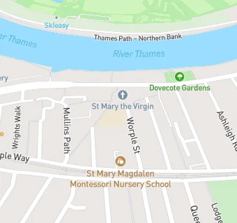 map for St Mary Magdalen's Catholic Primary School