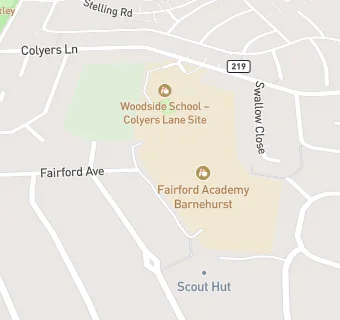 map for Fairford Academy Barnehurst